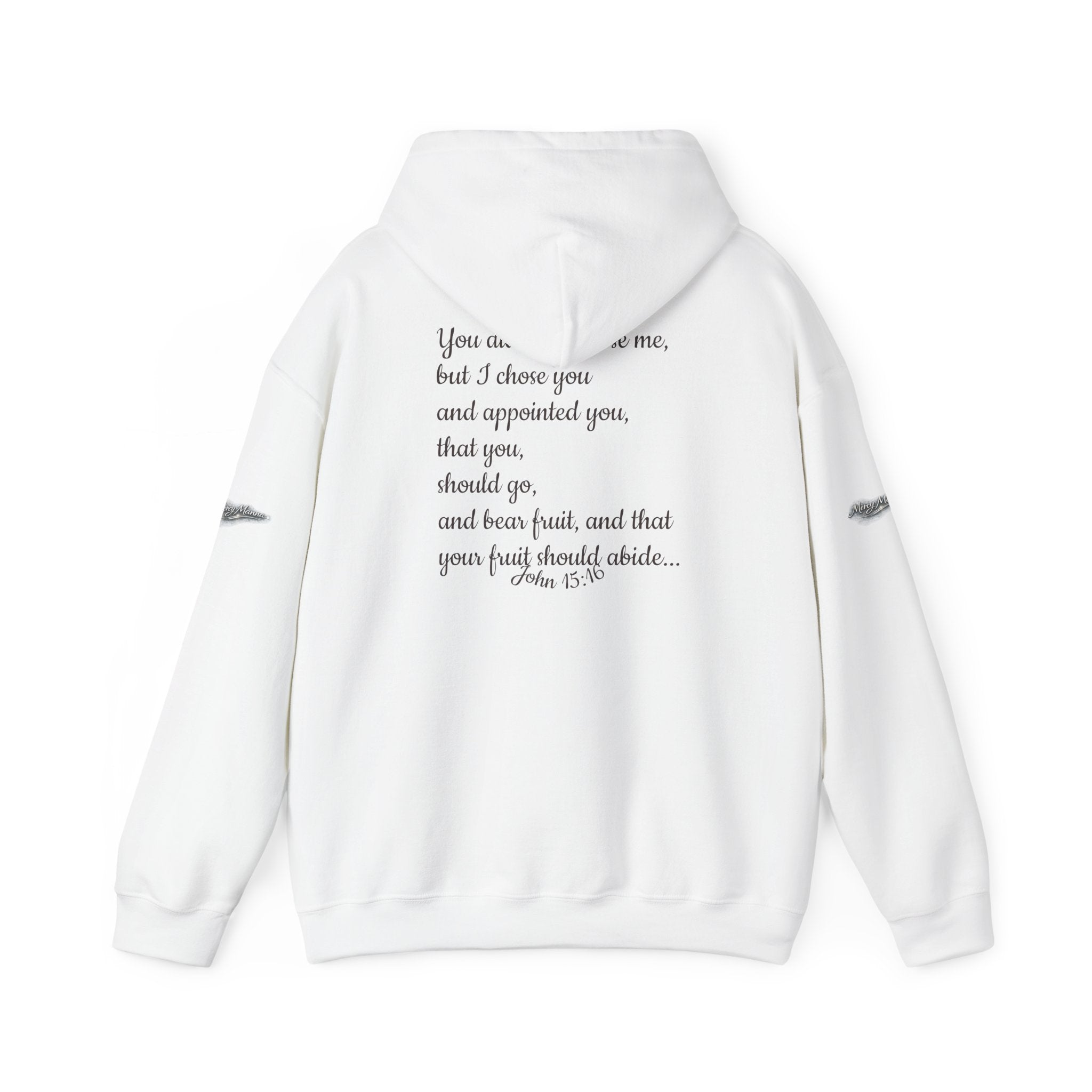 Christian Hoodie — "Chosen & Set Apart" Olive Leaf Faith Sweatshirt