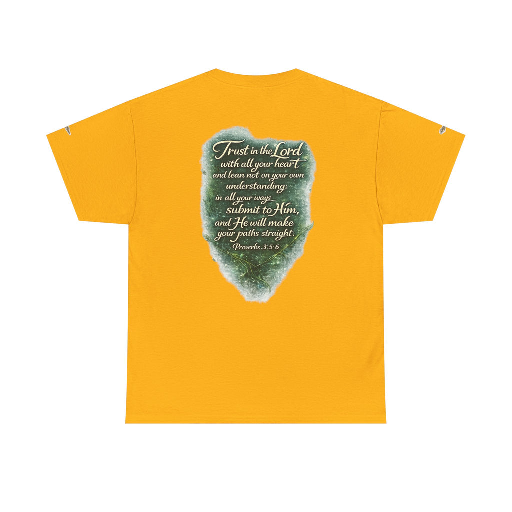 Christian Graphic Tee — "A Guarded Heart" Proverbs 3:5-6 Faith T-Shirt