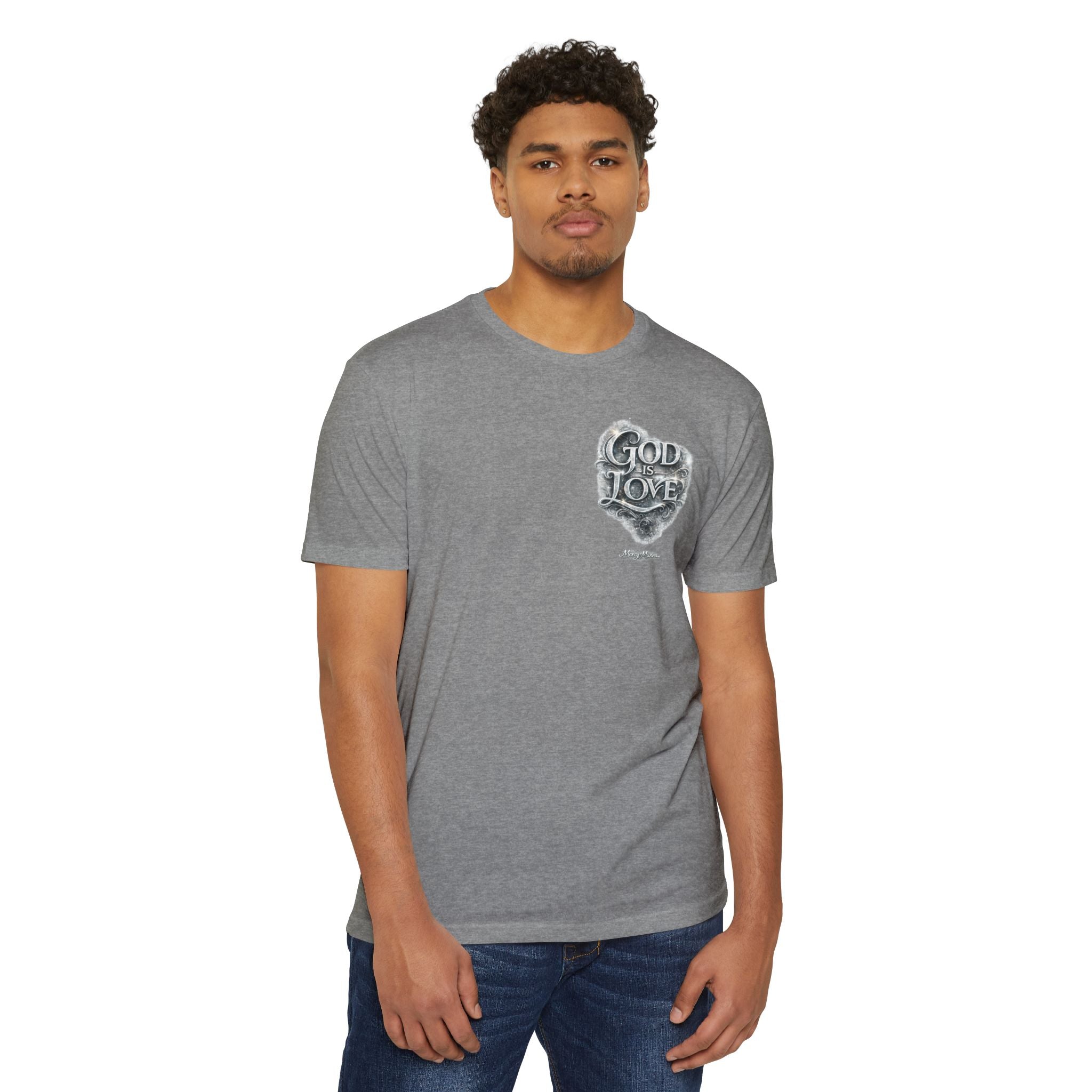 Christian Faith T-Shirt — "God Is Love" Chest-Print Graphic Tee