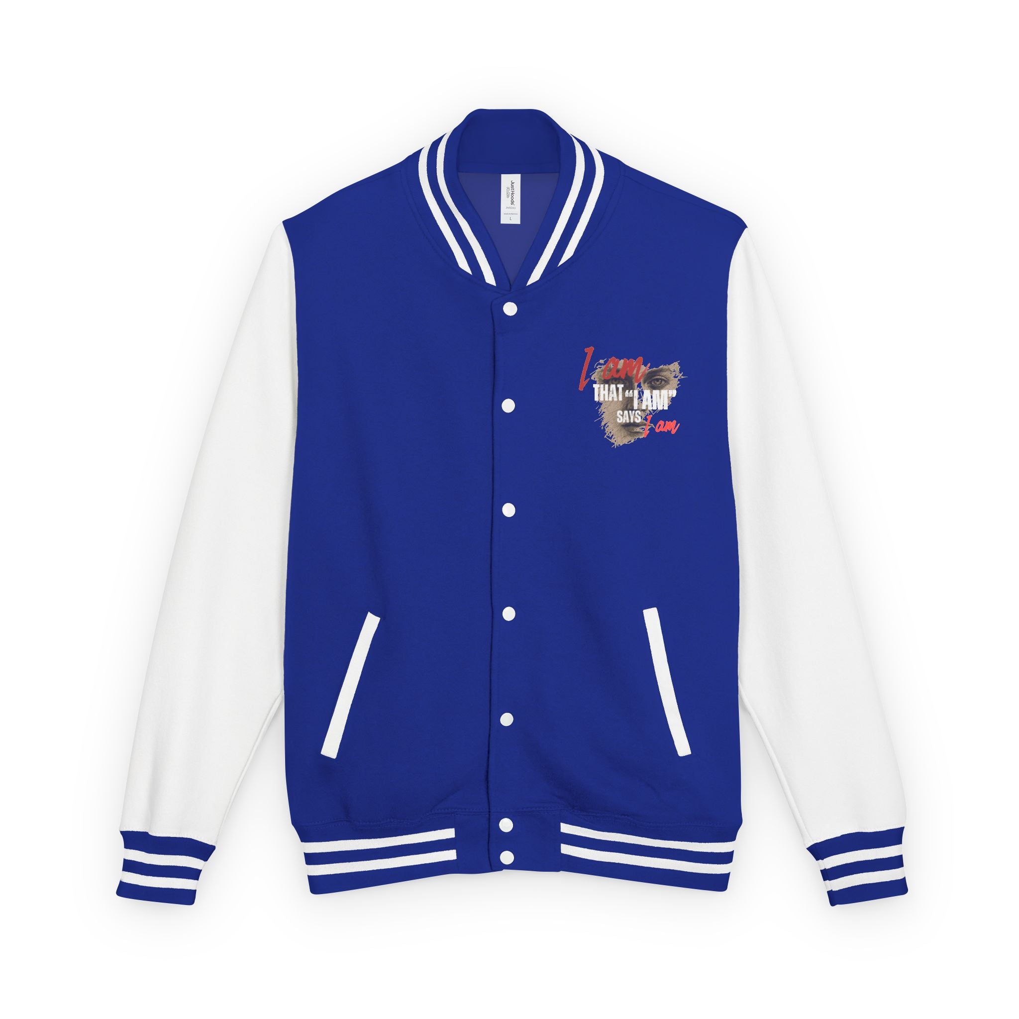 Christian Letterman Jacket — "I Am That I Am" Retro Faith Streetwear