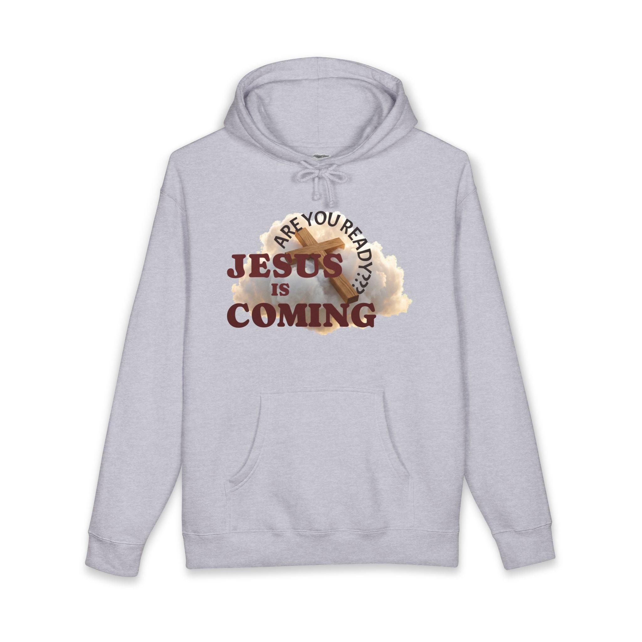 Christian Hoodie — "Are You Ready?" Jesus Is Coming Faith Pullover