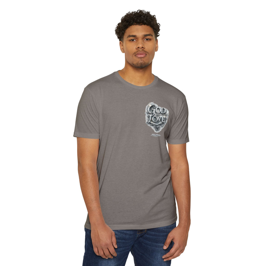 Christian Faith T-Shirt — "God Is Love" Chest-Print Graphic Tee