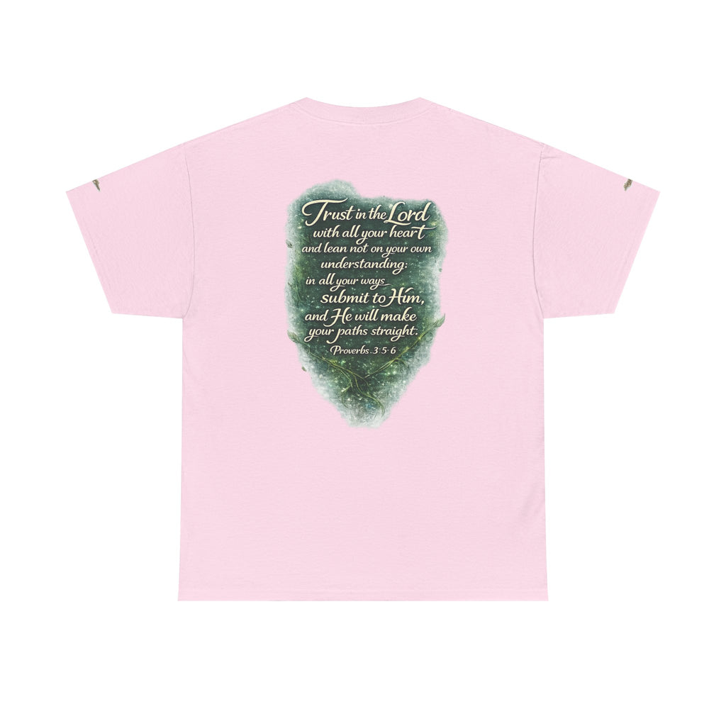 Christian Graphic Tee — "A Guarded Heart" Proverbs 3:5-6 Faith T-Shirt