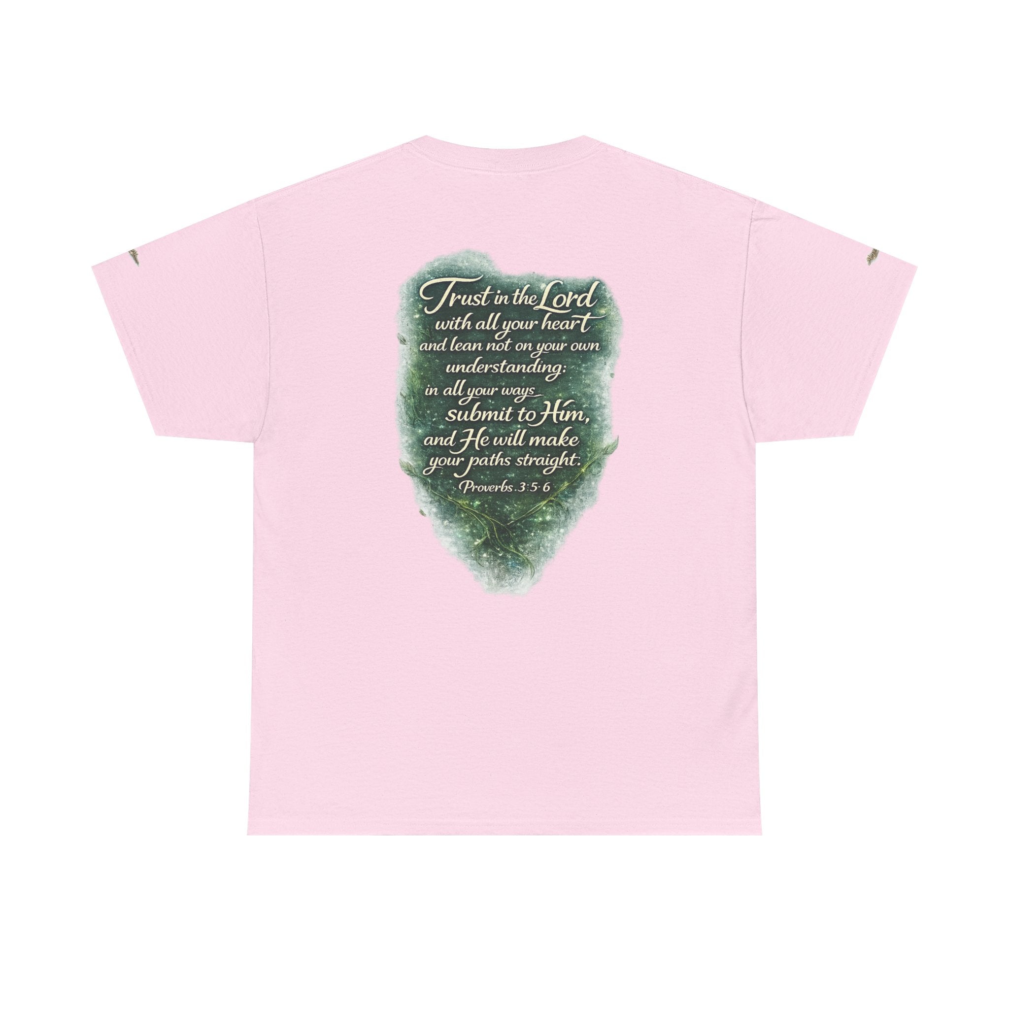 Christian Graphic Tee — "A Guarded Heart" Proverbs 3:5-6 Faith T-Shirt