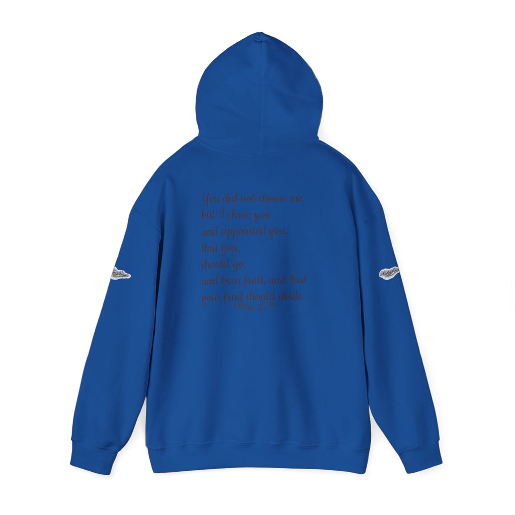 Christian Hoodie — "Chosen & Set Apart" Olive Leaf Faith Sweatshirt