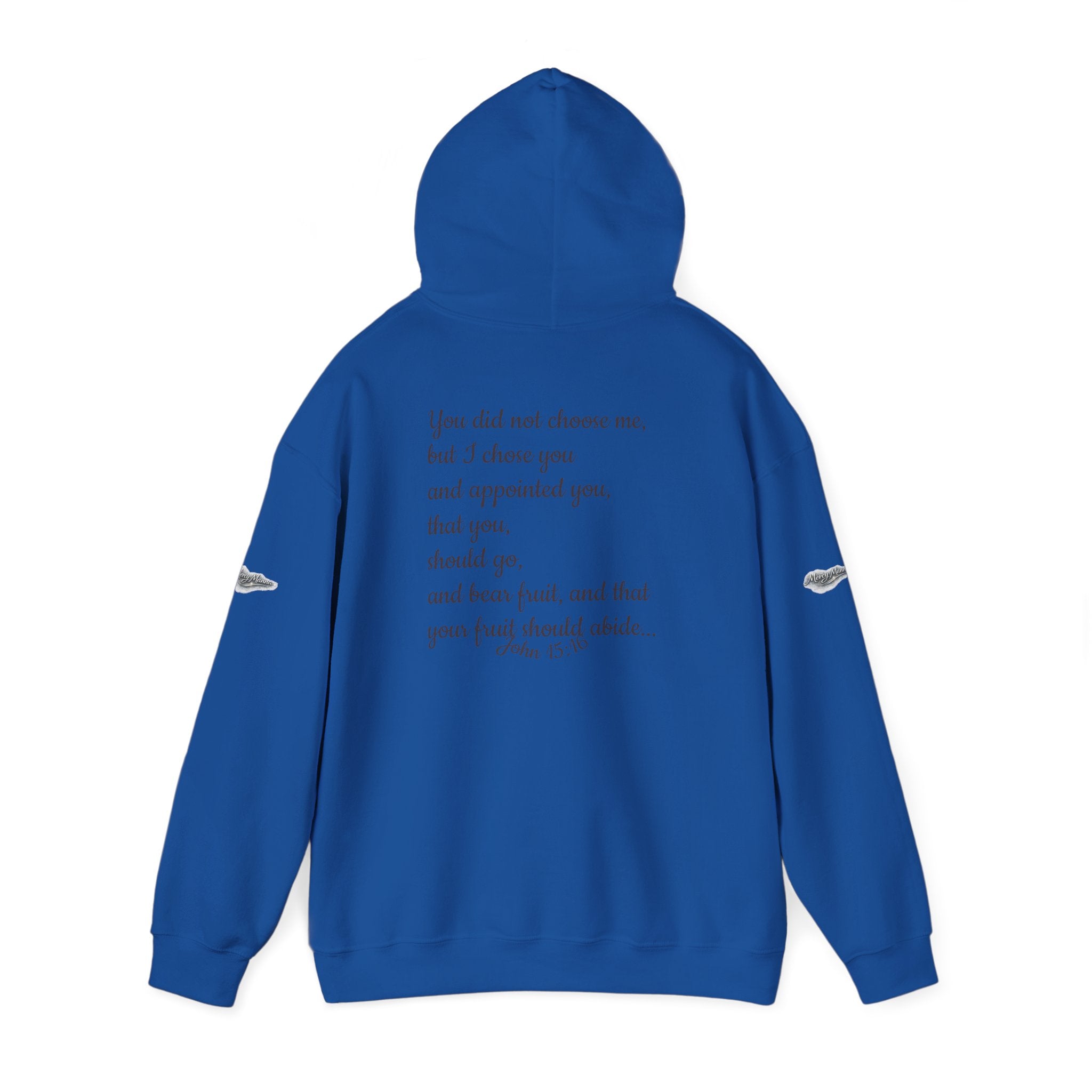 Christian Hoodie — "Chosen & Set Apart" Olive Leaf Faith Sweatshirt