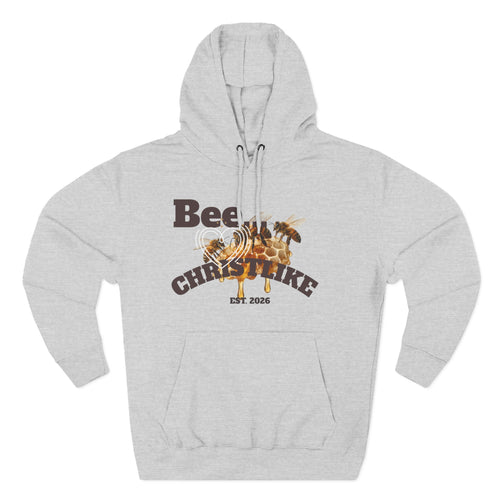 Christian Faith Hoodie — Honeybee "Be Christlike" Graphic Pullover