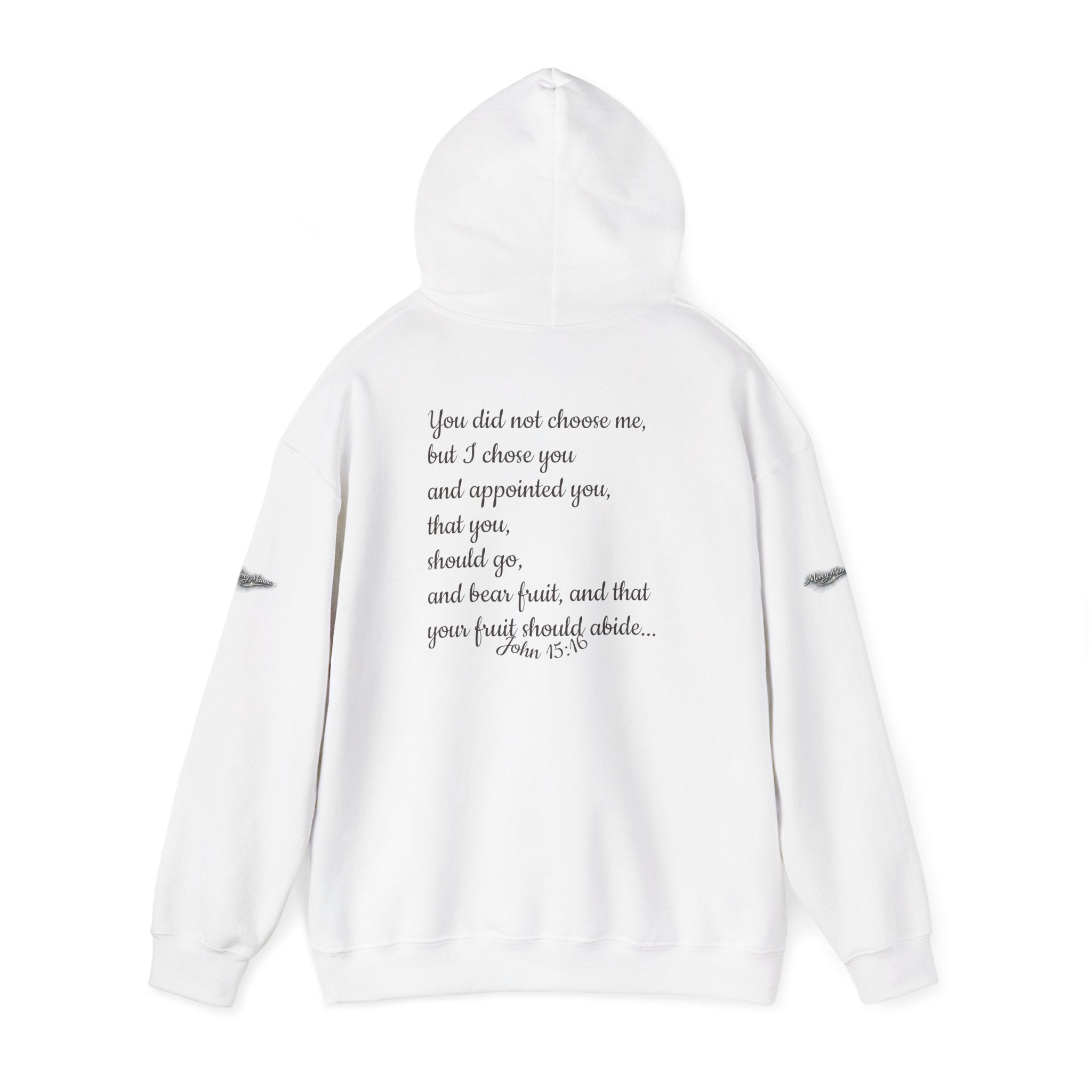 Christian Hoodie — "Chosen & Set Apart" Olive Leaf Faith Sweatshirt