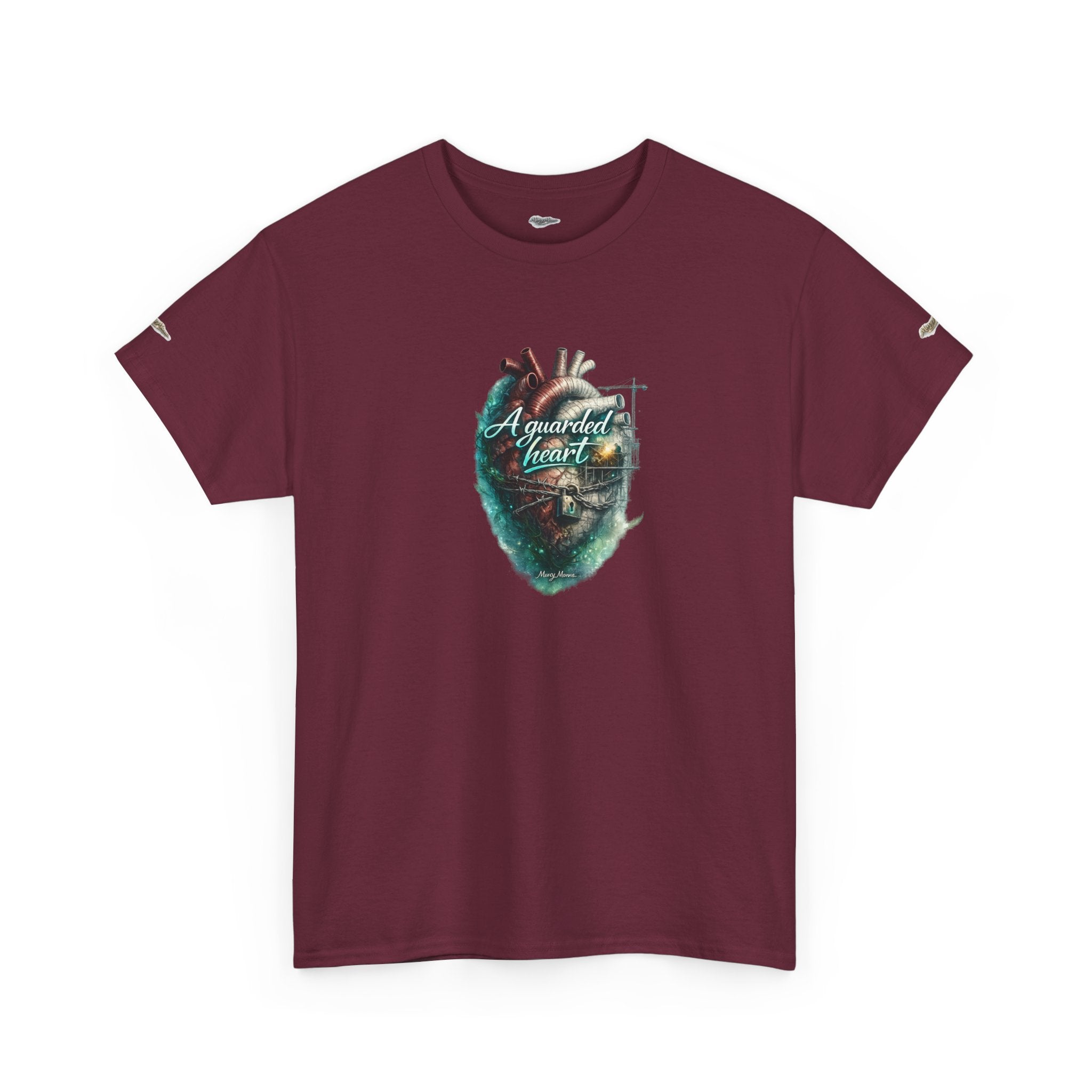 Christian Graphic Tee — "A Guarded Heart" Proverbs 3:5-6 Faith T-Shirt