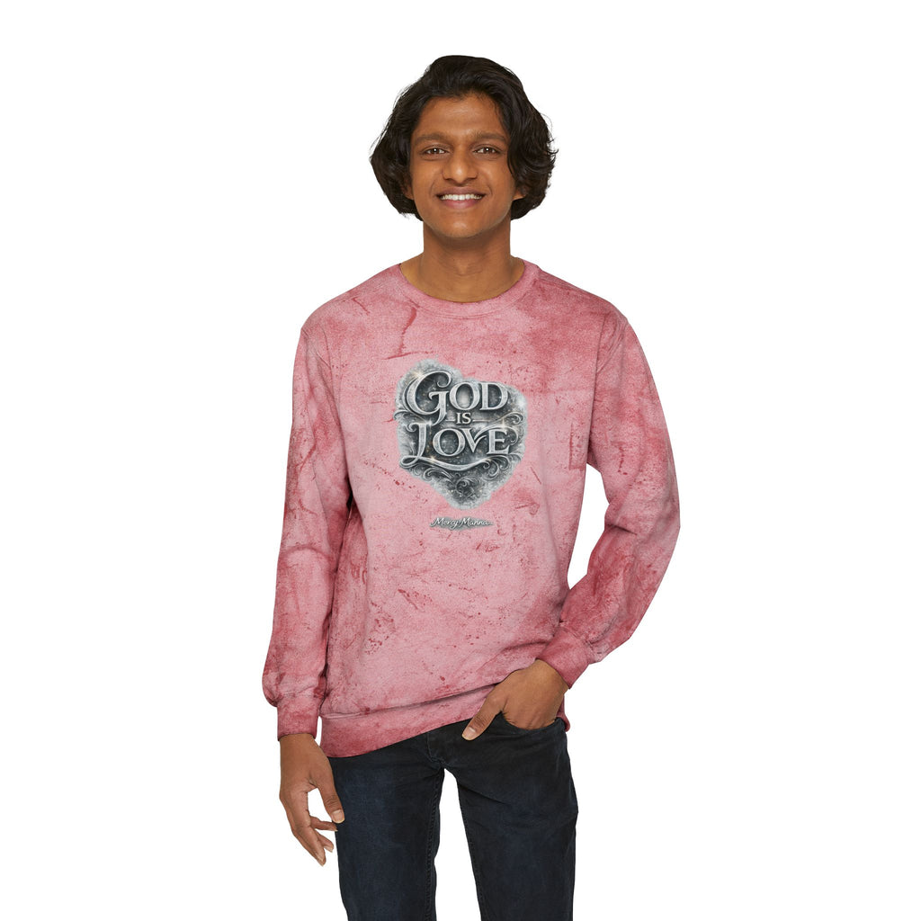 Christian Tie-Dye Sweatshirt — God Is Love Crewneck