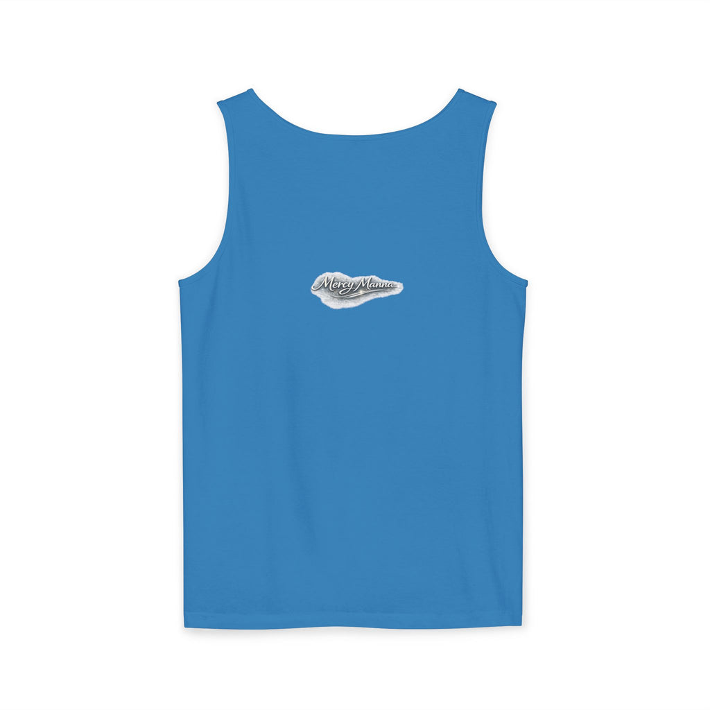 Christian Tank Top — "Graced to Be Holy" Dove Graphic Christian Tank