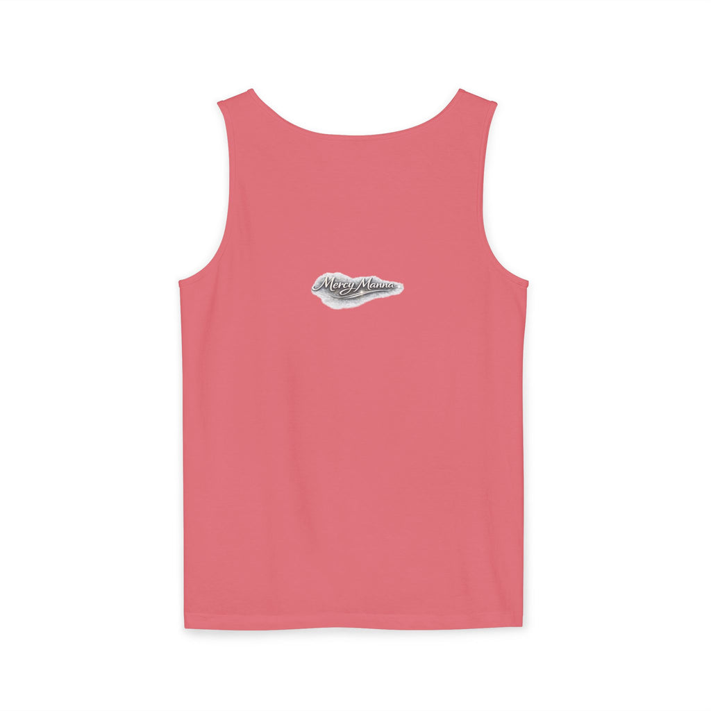 Christian Tank Top — "Graced to Be Holy" Dove Graphic Christian Tank