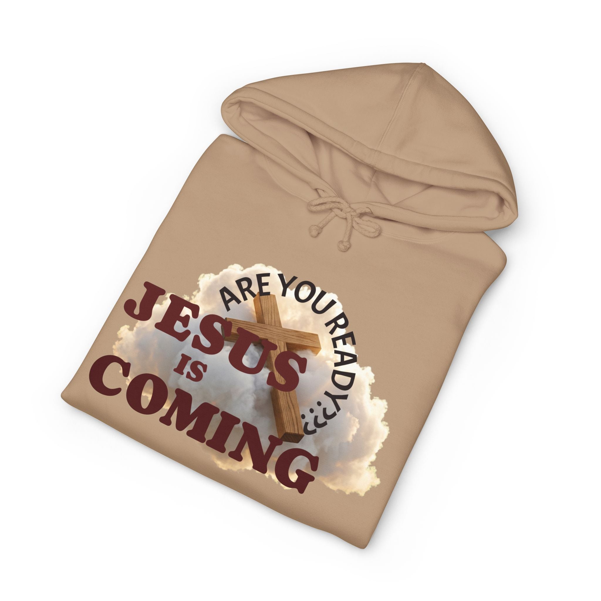 Christian Hoodie — "Are You Ready?" Jesus Is Coming Faith Pullover