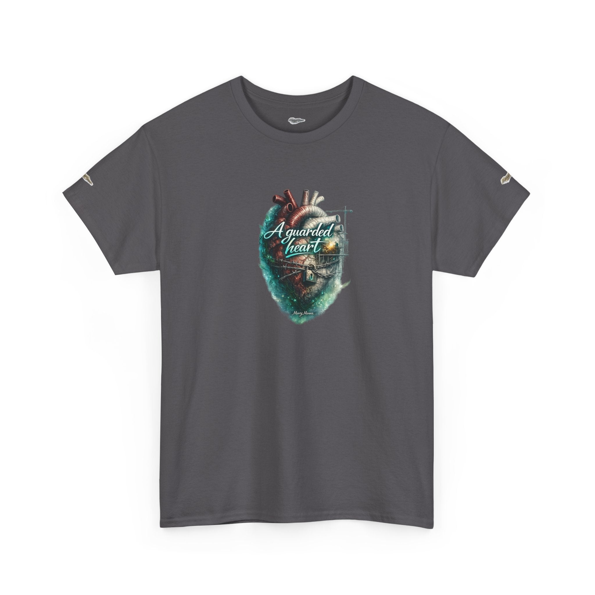 Christian Graphic Tee — "A Guarded Heart" Proverbs 3:5-6 Faith T-Shirt