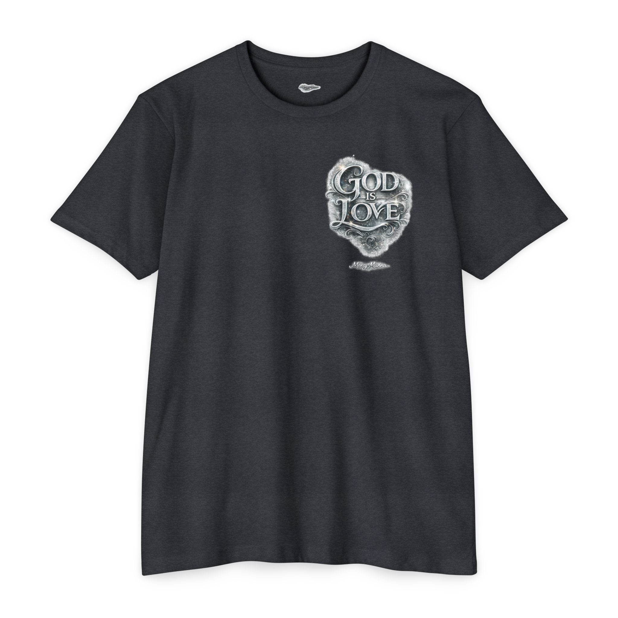 Christian Faith T-Shirt — "God Is Love" Chest-Print Graphic Tee