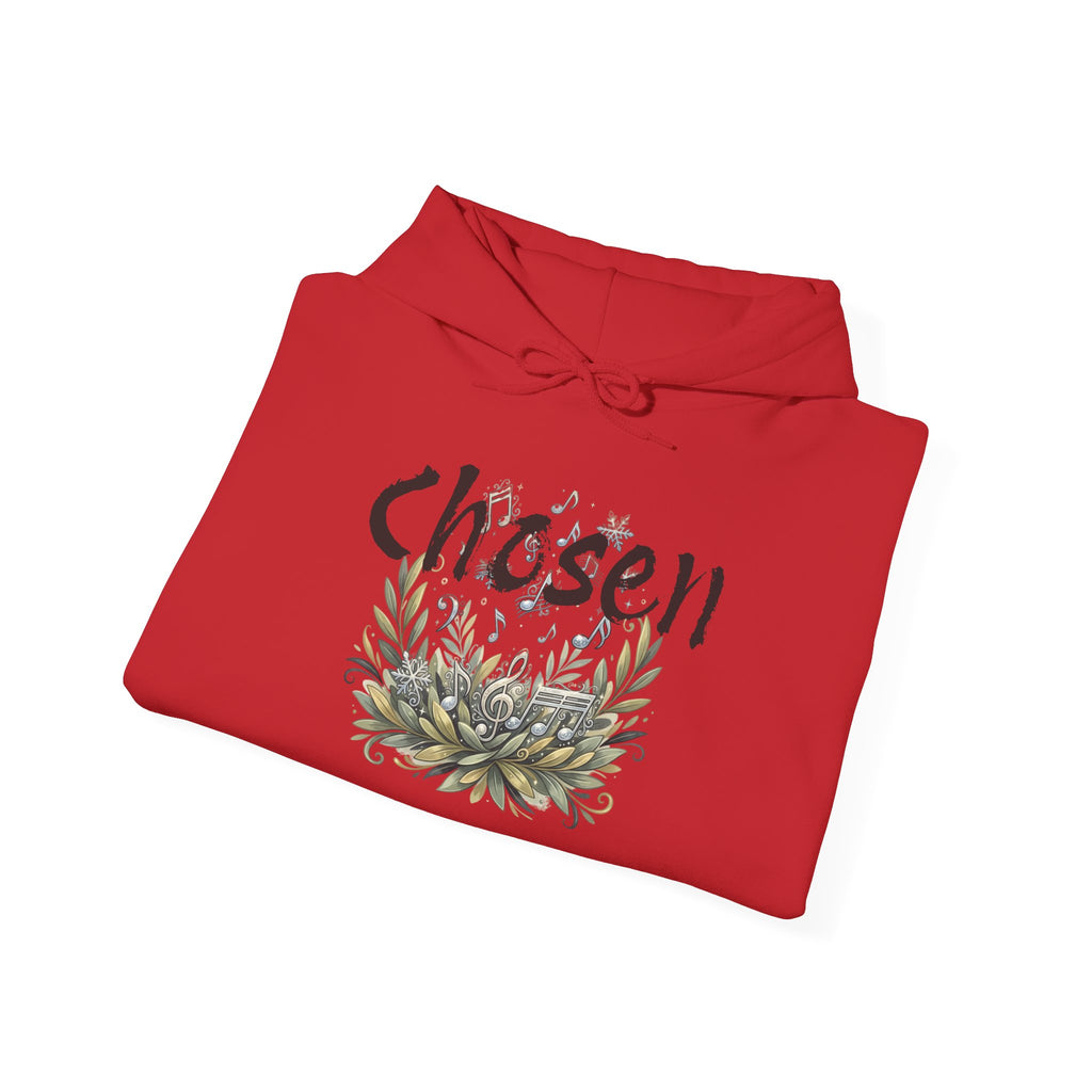 Christian Hoodie — "Chosen & Set Apart" Olive Leaf Faith Sweatshirt