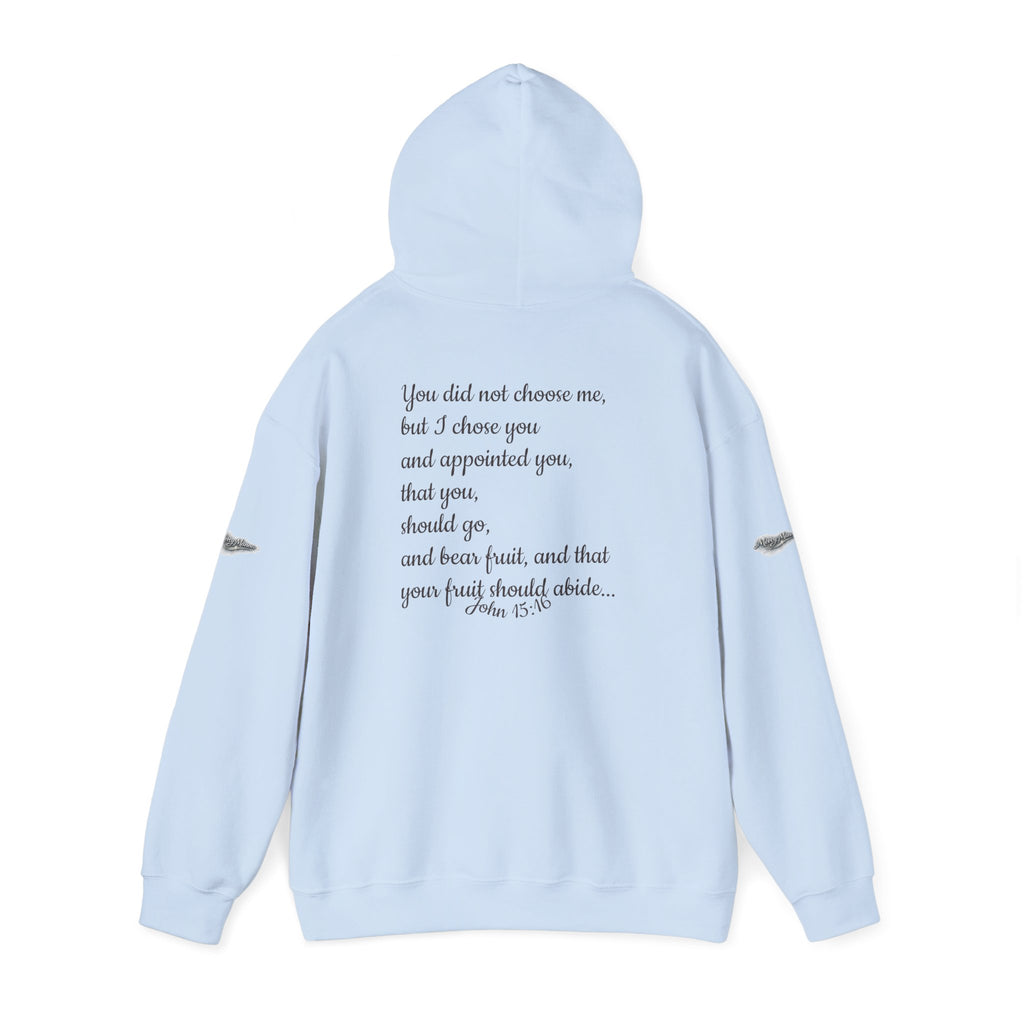 Christian Hoodie — "Chosen & Set Apart" Olive Leaf Faith Sweatshirt