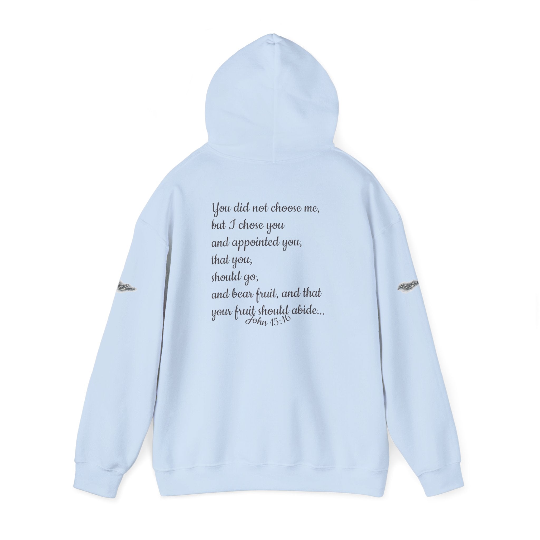 Christian Hoodie — "Chosen & Set Apart" Olive Leaf Faith Sweatshirt