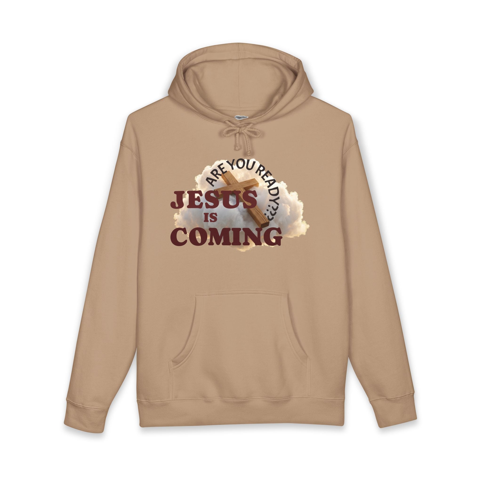Christian Hoodie — "Are You Ready?" Jesus Is Coming Faith Pullover