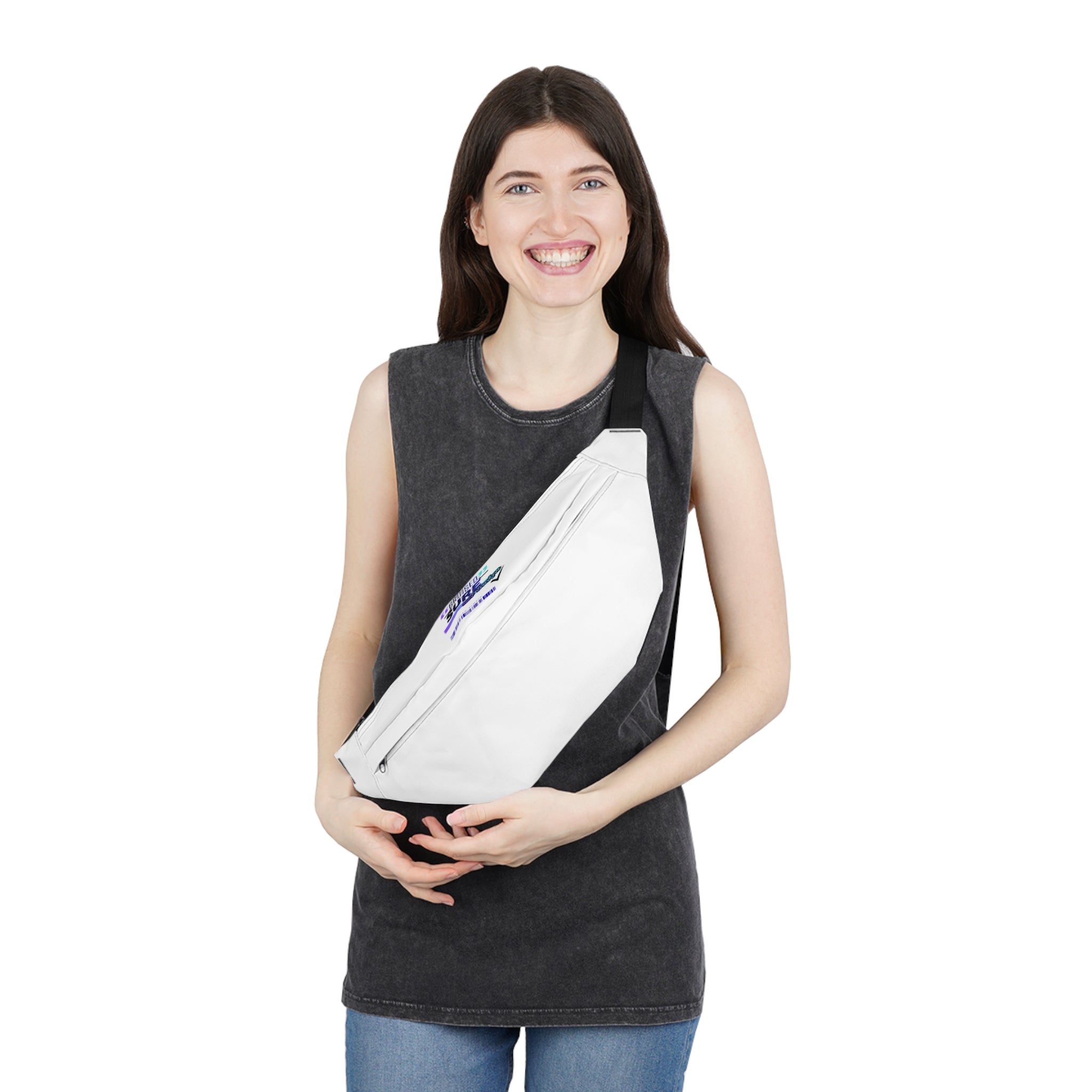 Christian Fanny Pack — "Bruised Sure Not Broken" Faith Travel Waist Bag