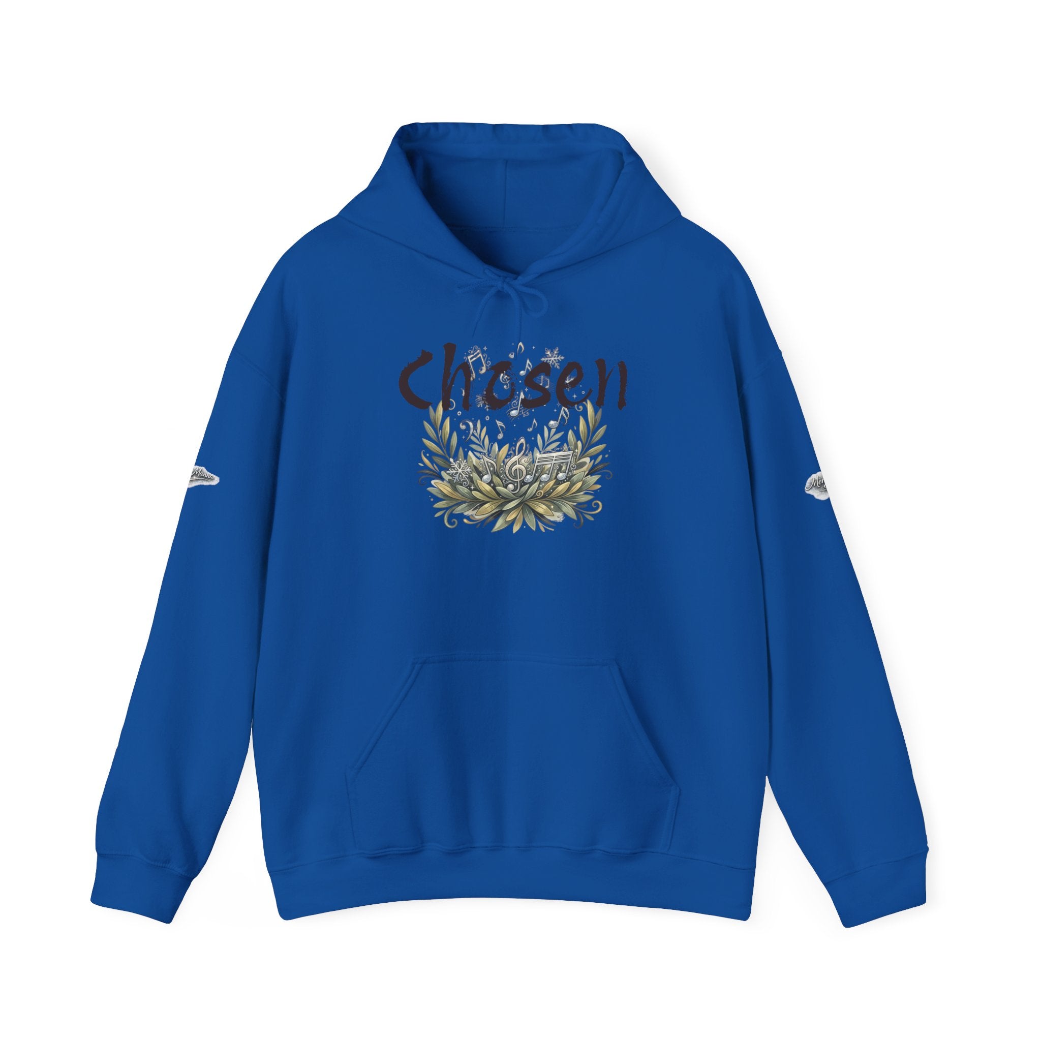 Christian Hoodie — "Chosen & Set Apart" Olive Leaf Faith Sweatshirt