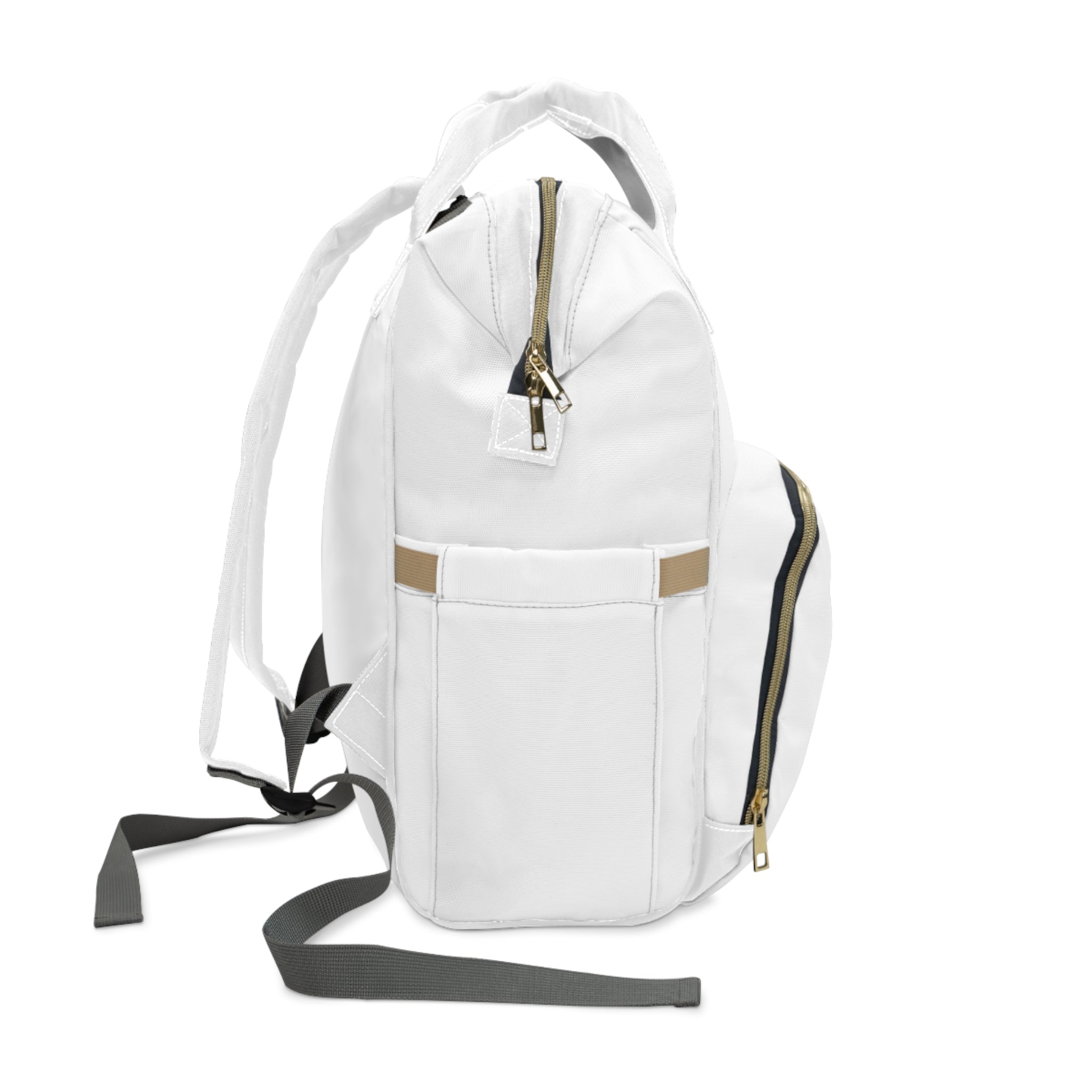 Diaper Backpack — "I Trust in God" Gold Wings Christian Baby Bag