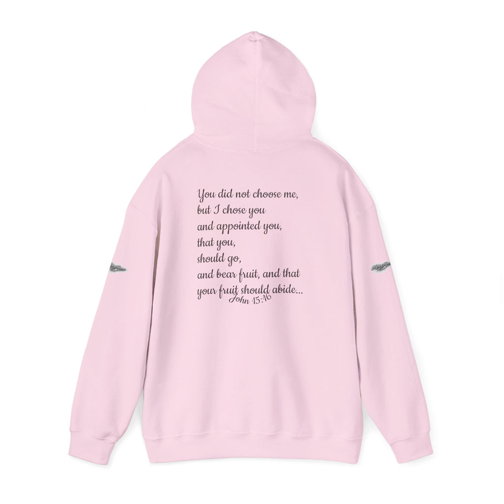 Christian Hoodie — "Chosen & Set Apart" Olive Leaf Faith Sweatshirt