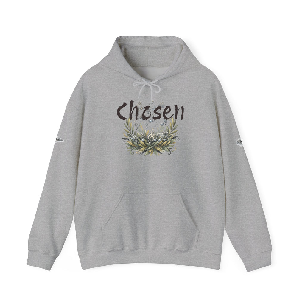 Christian Hoodie — "Chosen & Set Apart" Olive Leaf Faith Sweatshirt