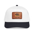 Leather Patch Baseball Cap — 'bruised sure' Vintage Surf Patch