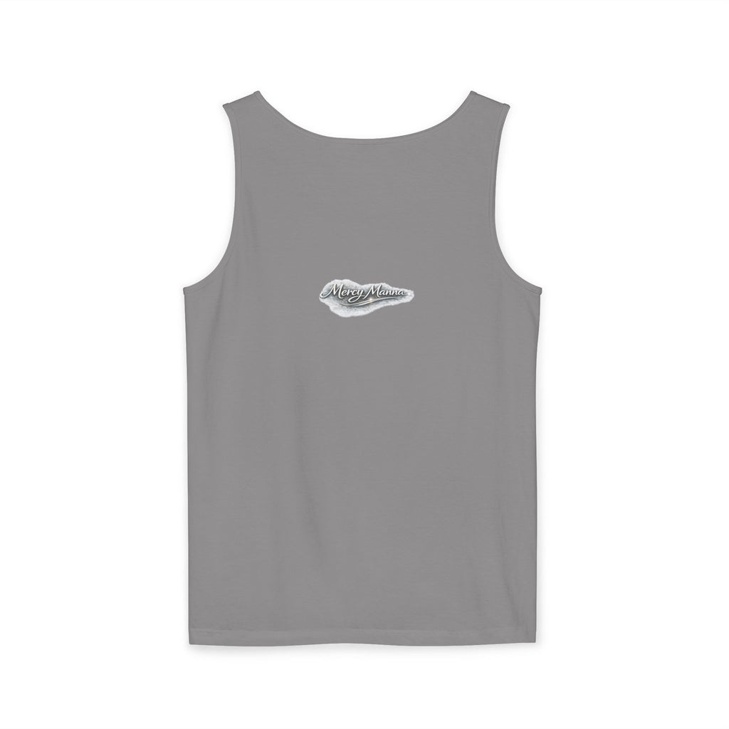 Christian Tank Top — "Graced to Be Holy" Dove Graphic Christian Tank