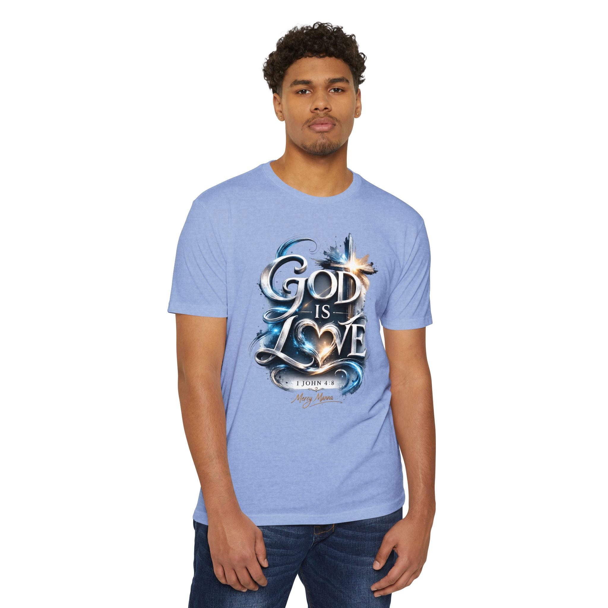 God Is Love T-Shirt — Christian Faith Tee (1 John 4:8)