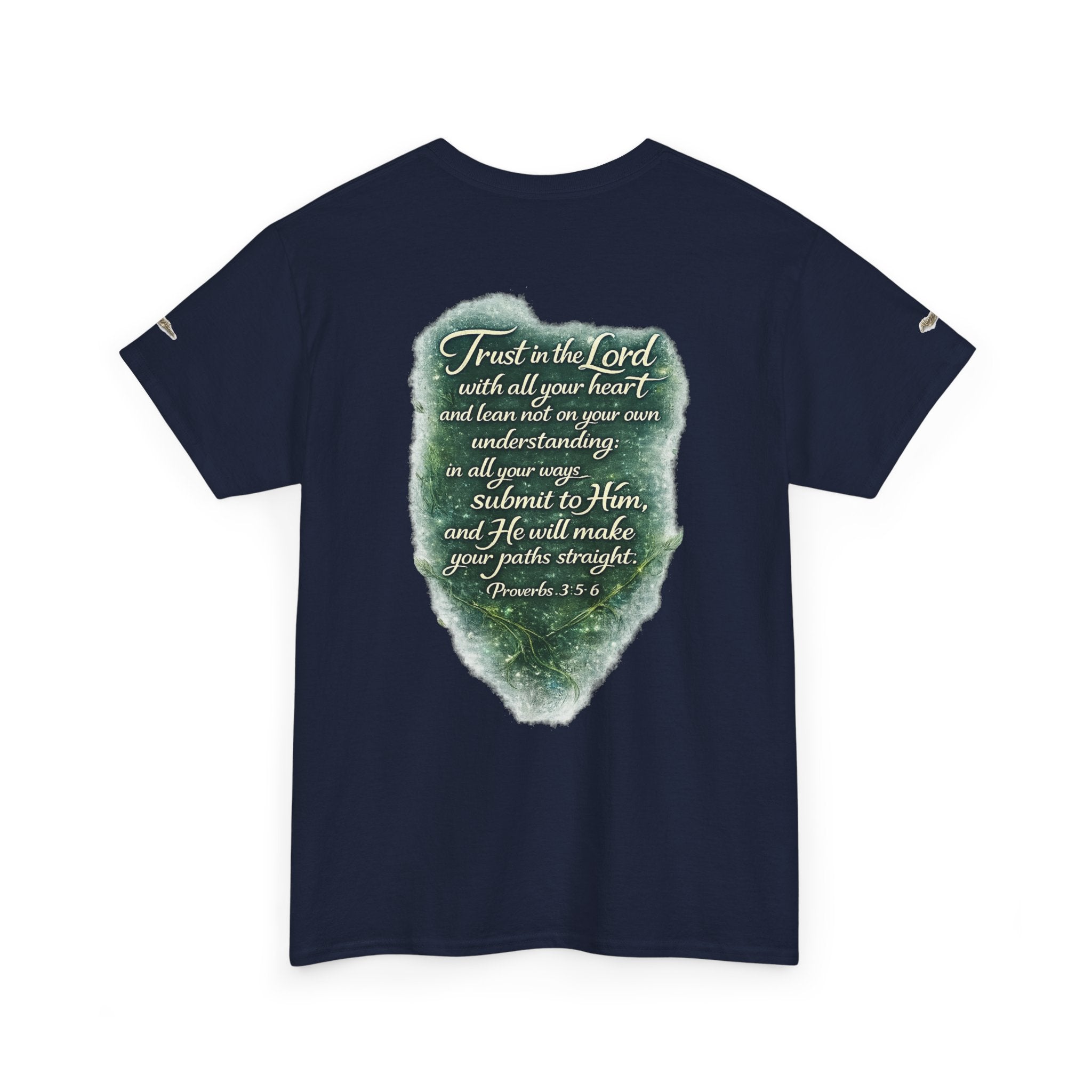 Christian Graphic Tee — "A Guarded Heart" Proverbs 3:5-6 Faith T-Shirt