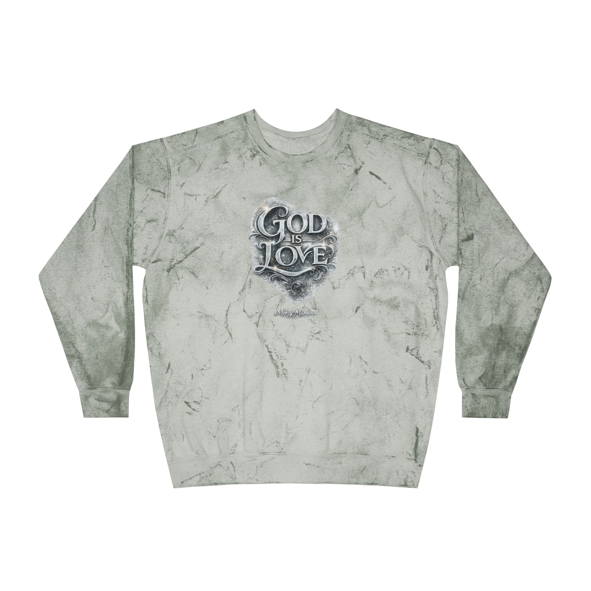 Christian Tie-Dye Sweatshirt — God Is Love Crewneck